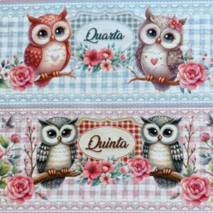 Semaninha Corujinha RV 0,52cmx1,50mt