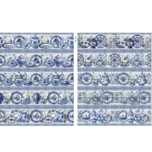 Louças Blue IG 0,55cmx1,50mt
