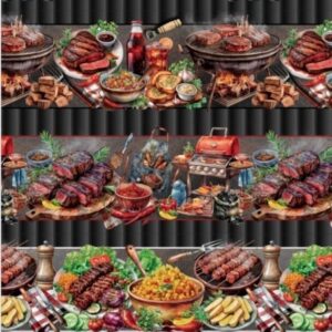 Dia de Churrasco PM 0,55cmx1,50mt