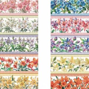 Floral Monet 0.55cmX1.50mt