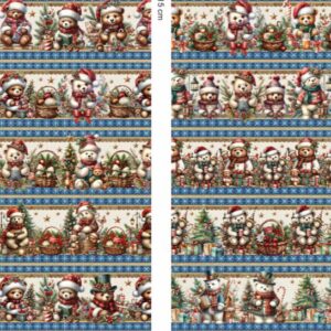 Ursinho de Natal 0.55cmx1.50mt