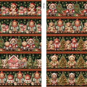 Ursinhos Noel IG 0.55cmx1.50mt