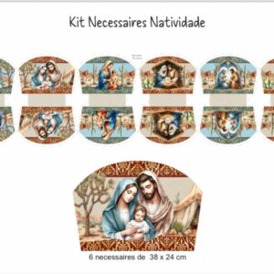 Kit Necessaires Jesus Nasceu IG