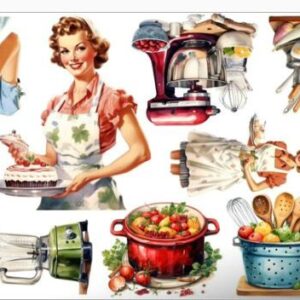 Transfer Cozinha Retro