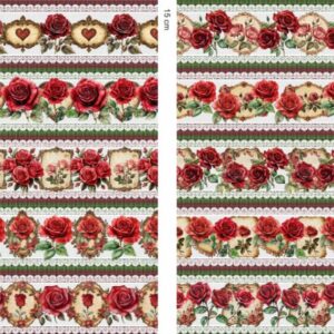 Rosas Vermelha IG 0.55cmX1.50mt