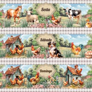 Semaninha Fazendinha PX 0.52cmX1.50mt