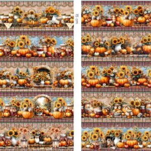 Aboboras e Girassois IG 0.55cmX1.50mt