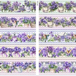 Violetas IG 0.55cmX1.50mt