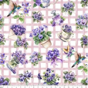 Violetas Corrido 0.55cmX1.50mt