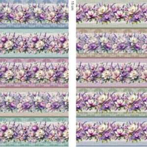 Flower Lilac IG 0.55cmX1.50mt