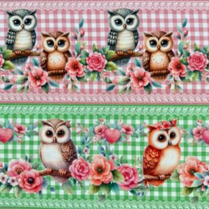 Corujinha Xadrez RV 0.55cmX1.50mt