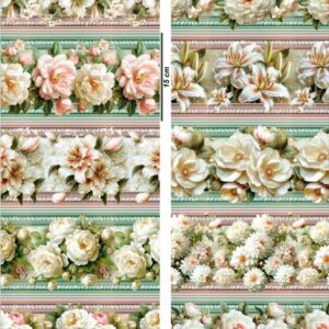 Flores Brancas IG 0.55cmX1.50mt