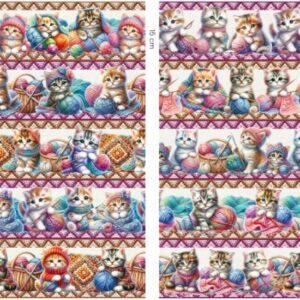 Gatinhos Crocheteiros IG 0.55cmX1.50mt