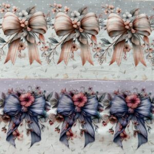 Laços e Flores FM 0.55cmX1.50mt