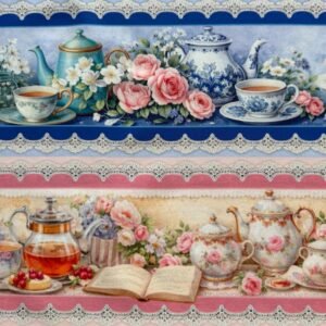 Chá Rose e Azul Lt 0.55cmX1.50mt